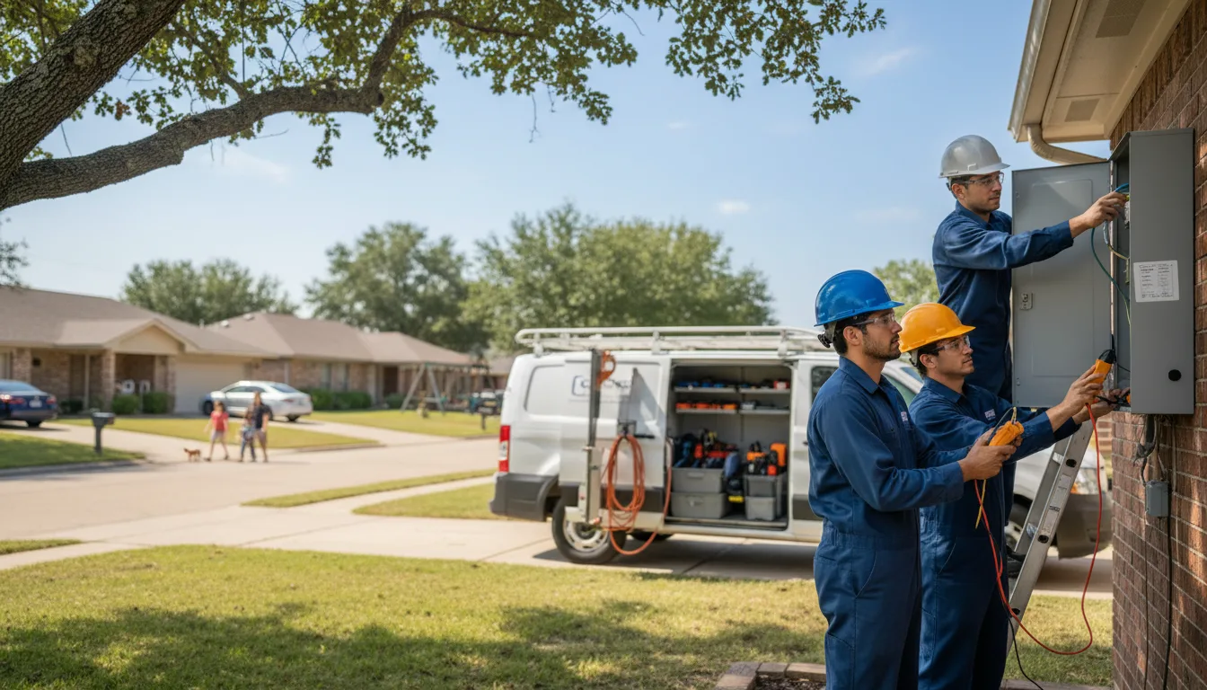 Certified electrician providing emergency electrical services in Lonedell, MO